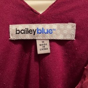 bailey blue maroon romper